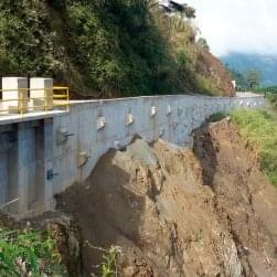  Obras de estabilizaciones zona La Leticia, vía Aguadas - Pintada