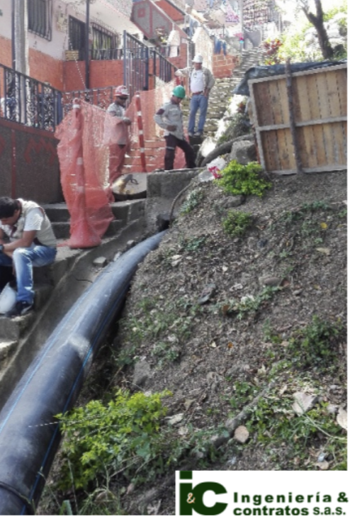 Pipe busting en picacho, Medellin