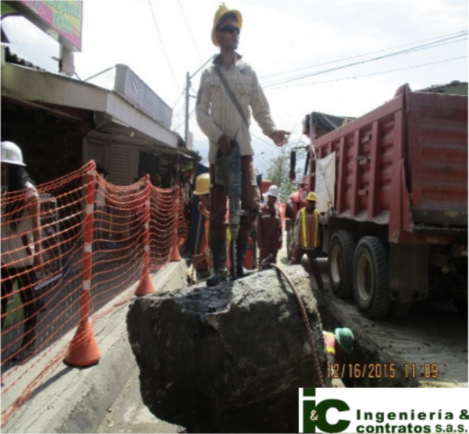 Excavacion con zanja